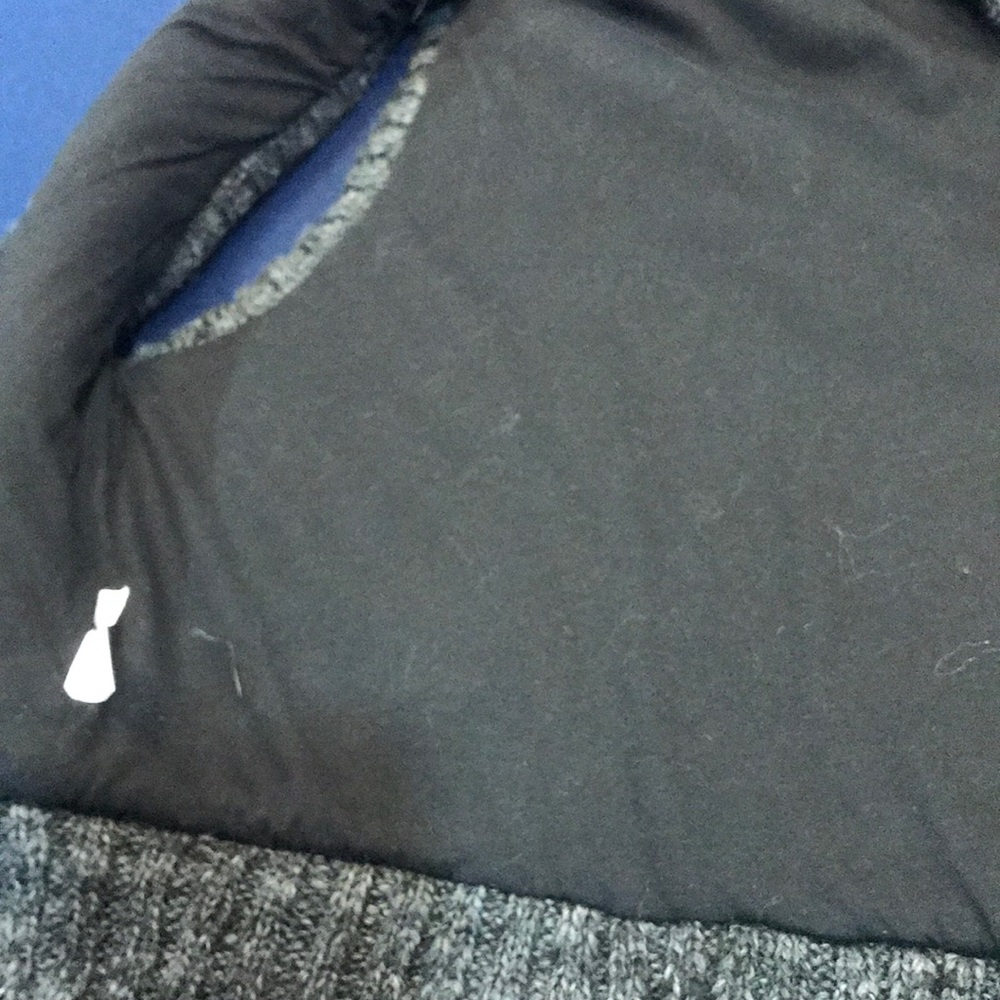 LOFT fleece lined faux fur/knit vest - Picture 9 of 11